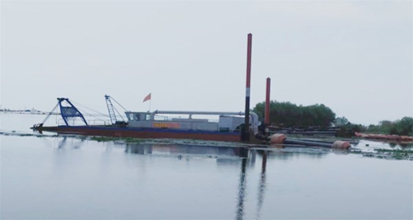山東金銳船舶建造的1000流量挖泥船水庫清淤治理項(xiàng)目